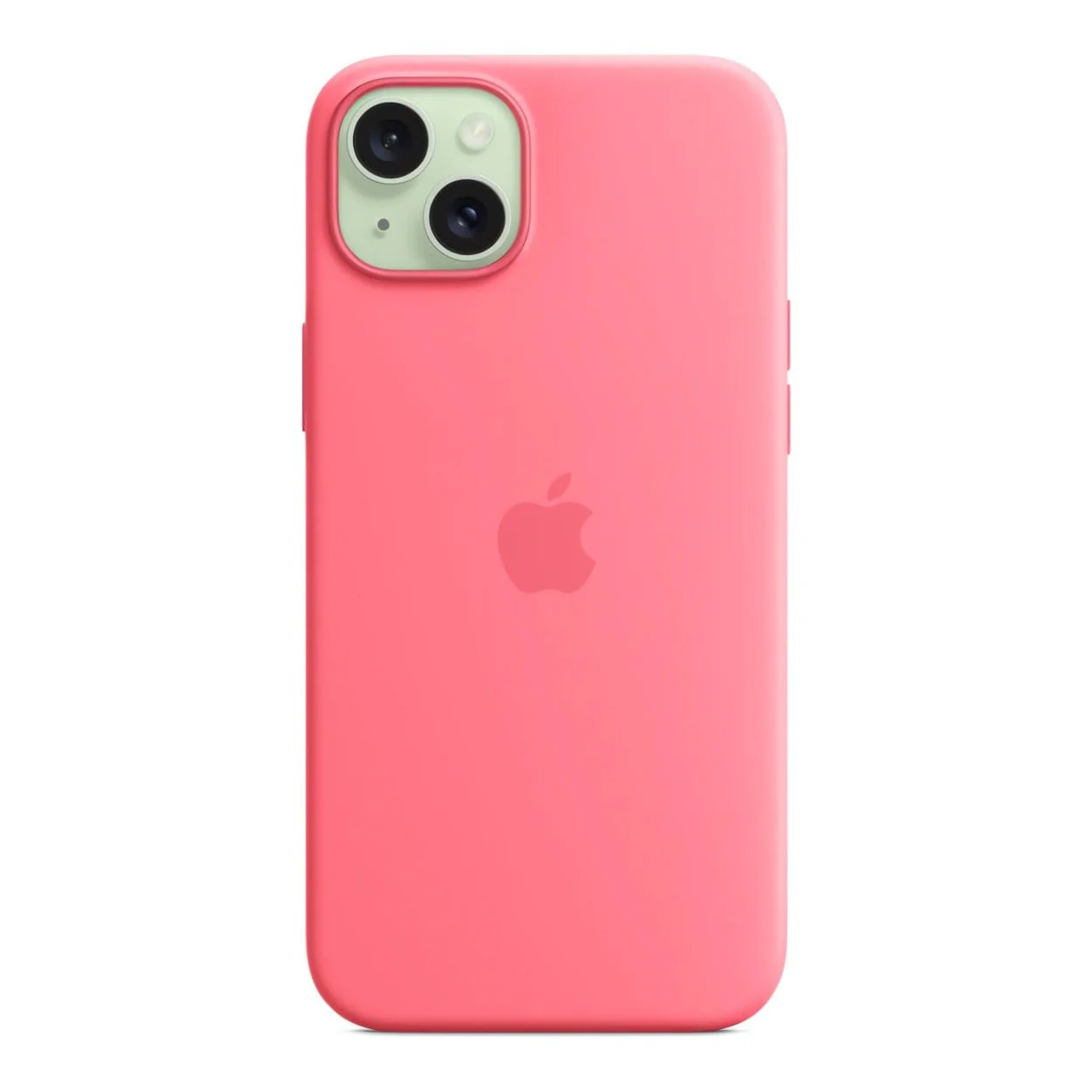 Apple iPhone 15 Pink Silicone Case with MagSafe Support - Image 3