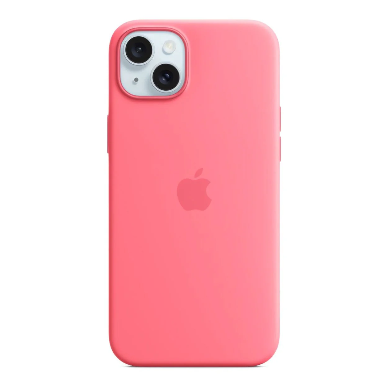 Apple iPhone 15 Pink Silicone Case with MagSafe Support - Image 5