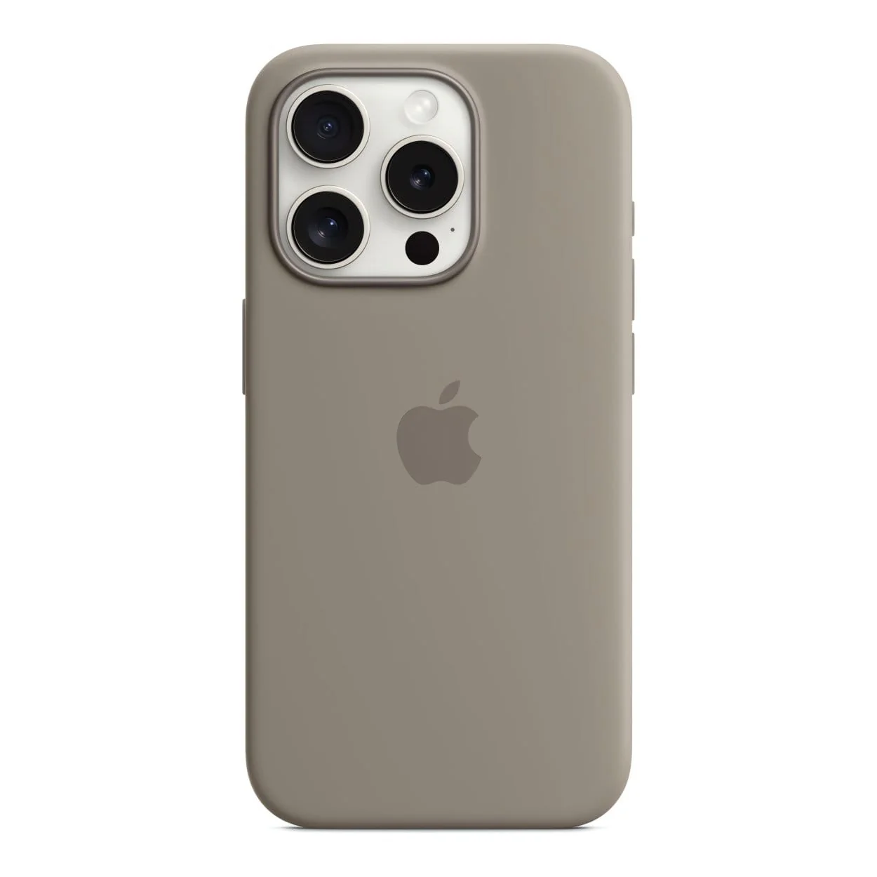 Apple iPhone 15 Pro Clay Silicone Case with MagSafe Support - Image 2