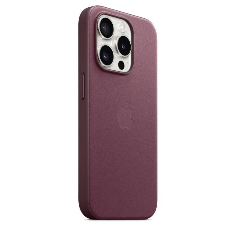 Apple iPhone 15 Pro FineWoven Mulberry Case with MagSafe Support - Image 2
