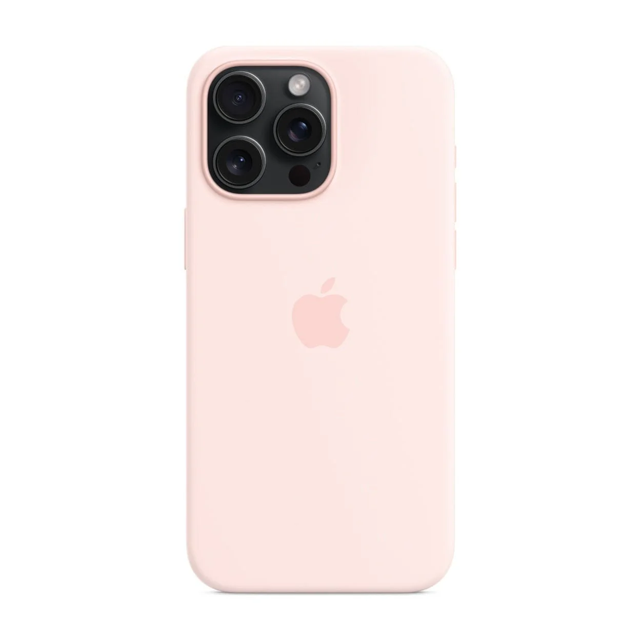 Apple iPhone 15 Pro Max Silicone Case with MagSafe - Light Pink MT1U3ZM/A - Image 2