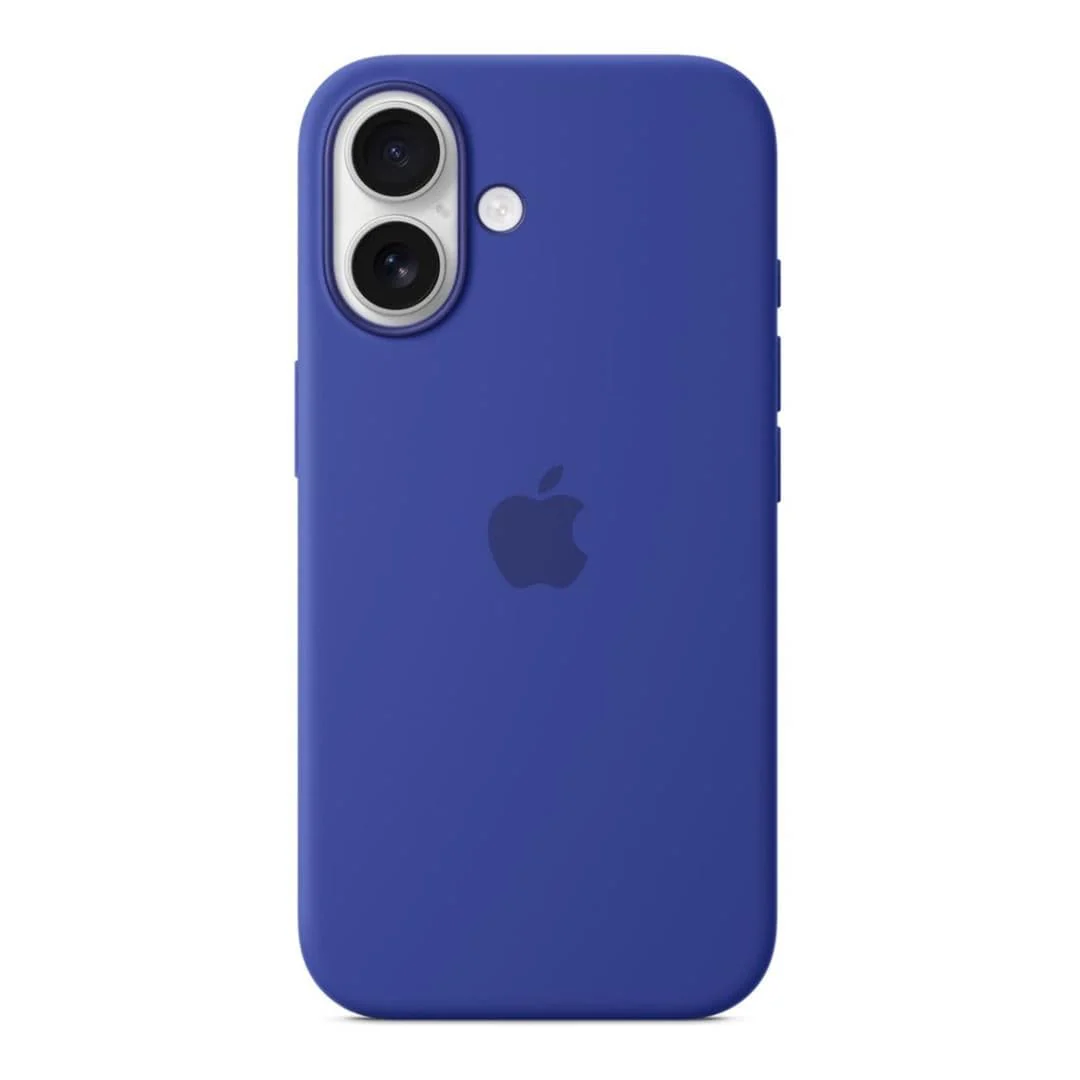 Apple iPhone 16 Ultramarine Silicone Case with MagSafe Support