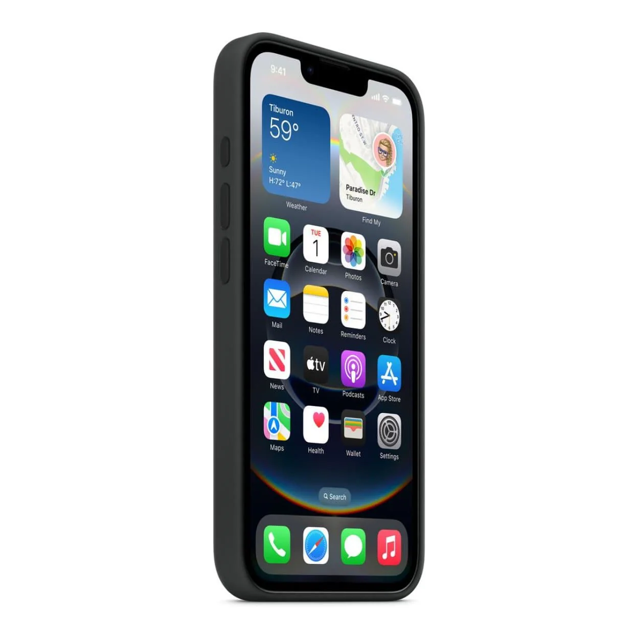 Apple iPhone 16e Black Silicone Case MD3N4ZM/A - Image 2