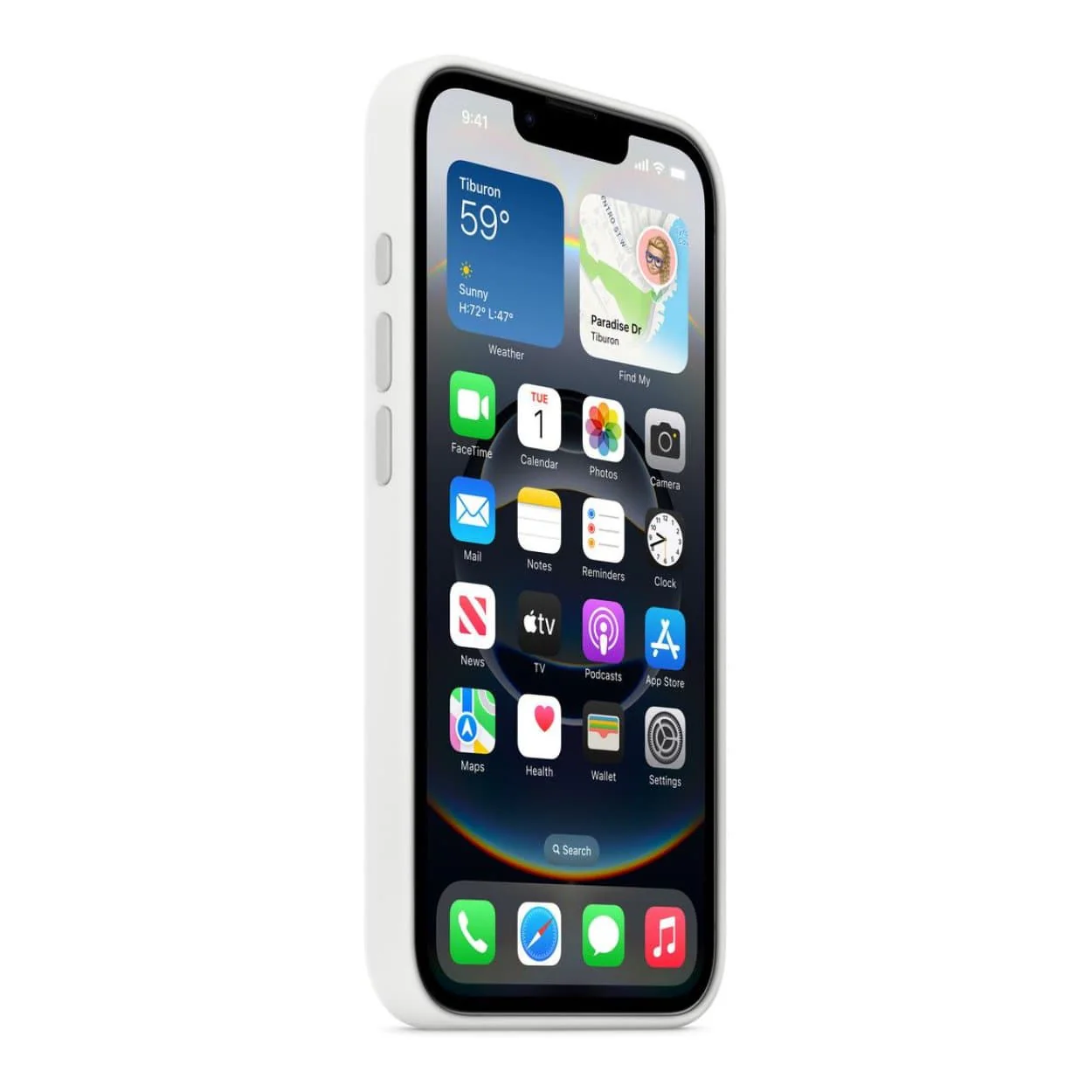 Apple iPhone 16e White Silicone Case MD3P4ZM/A - Image 2