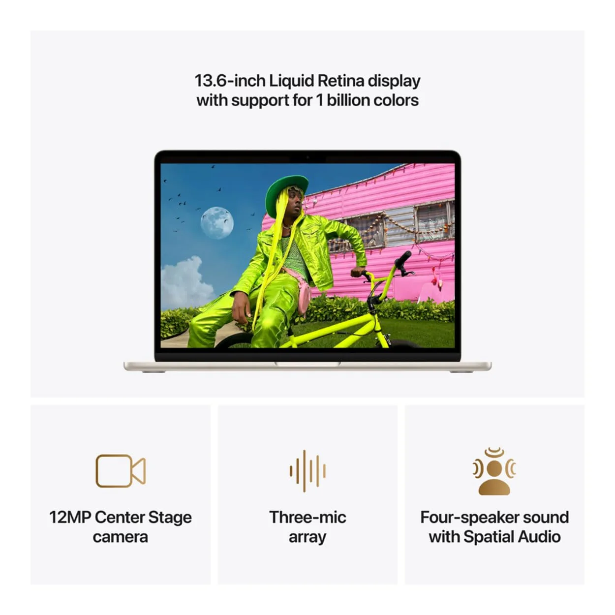 Apple MacBook Air 13.6-inch Retina Laptop - Apple M5 512GB SSD 16GB RAM macOS Starlight - Image 11