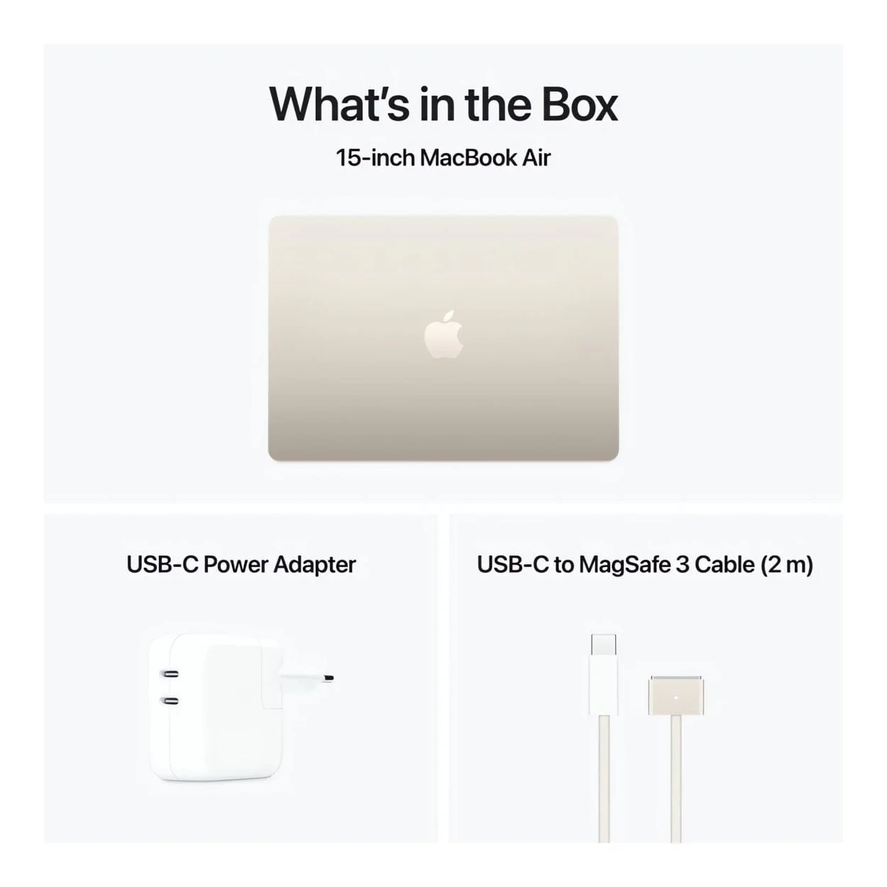 Apple MacBook Air 15.3-inch Retina Laptop - Apple M4 256GB SSD 16GB RAM macOS Starlight - Image 7