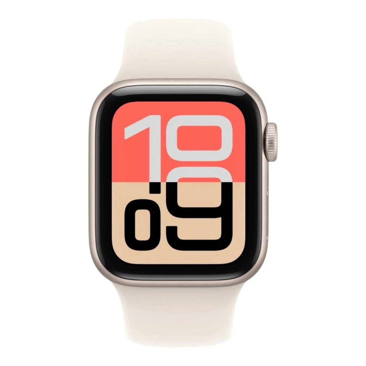 Apple Watch SE 3 GPS + Cellular 40mm Starlight Aluminium Case with Starlight Sport Band S/M MEP64AF/A - Image 2