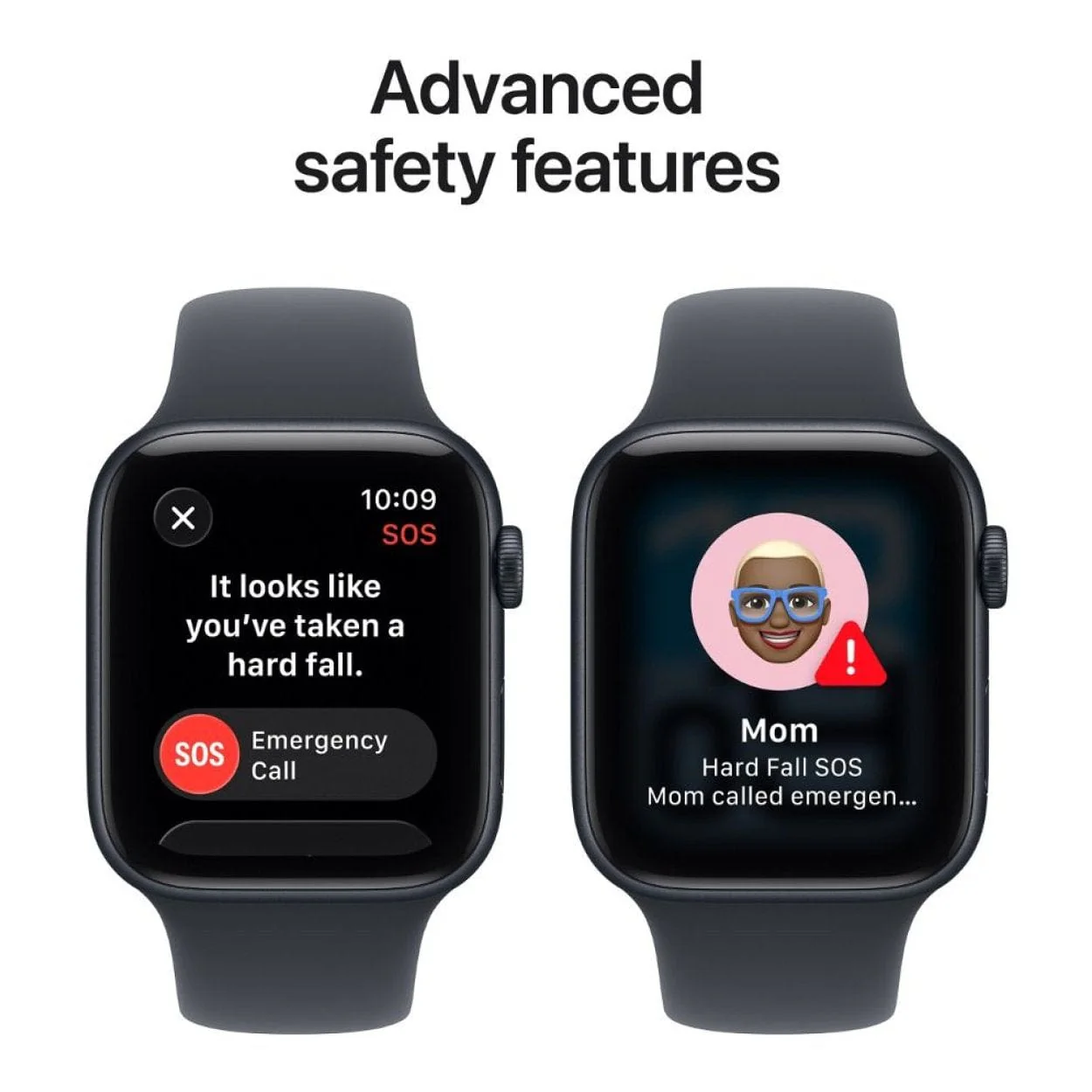 Apple Watch SE 3 GPS + Cellular 44mm Midnight Aluminium Case with Midnight Sport Band S/M - Image 3