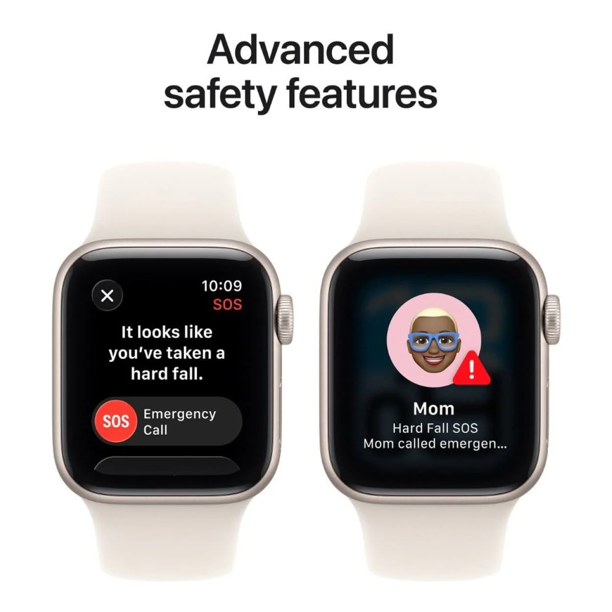 Apple Watch SE 3 GPS + Cellular 44mm Starlight Aluminium Case with Starlight Sport Band M/L - Image 4