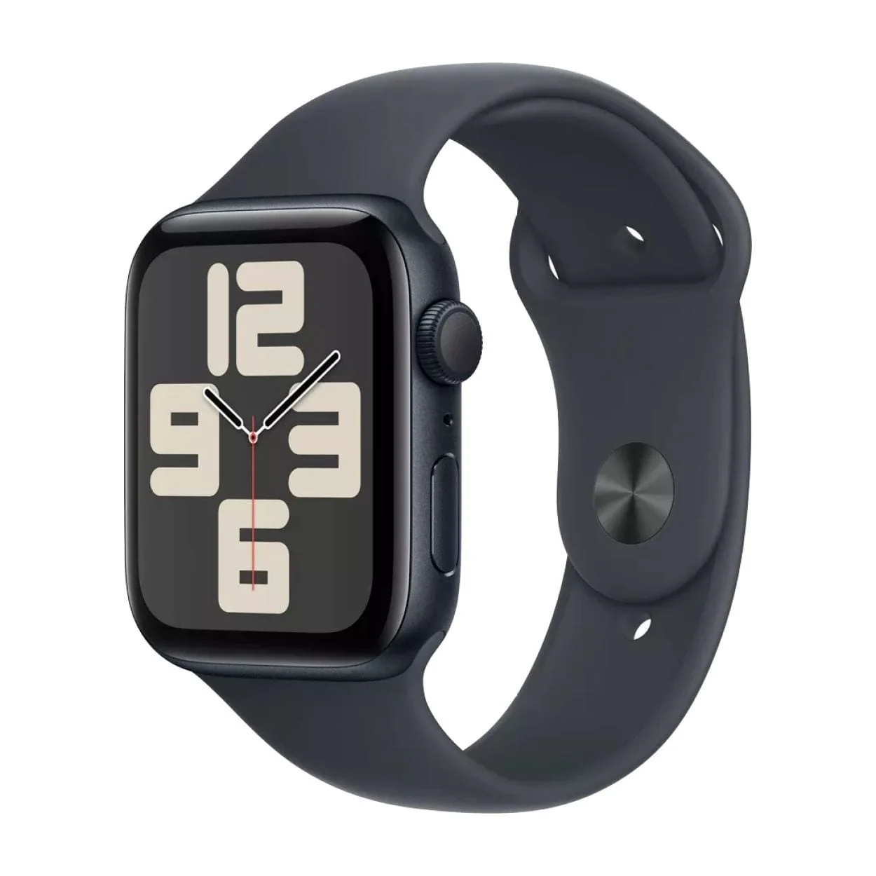 Apple Watch SE GPS 44mm Midnight Aluminium Case with Midnight Sport Band M/L - Image 2