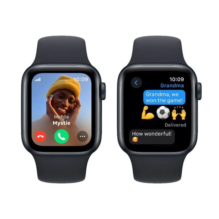 Apple Watch SE GPS 44mm Midnight Aluminium with Midnight Sport Band M/L - Image 4