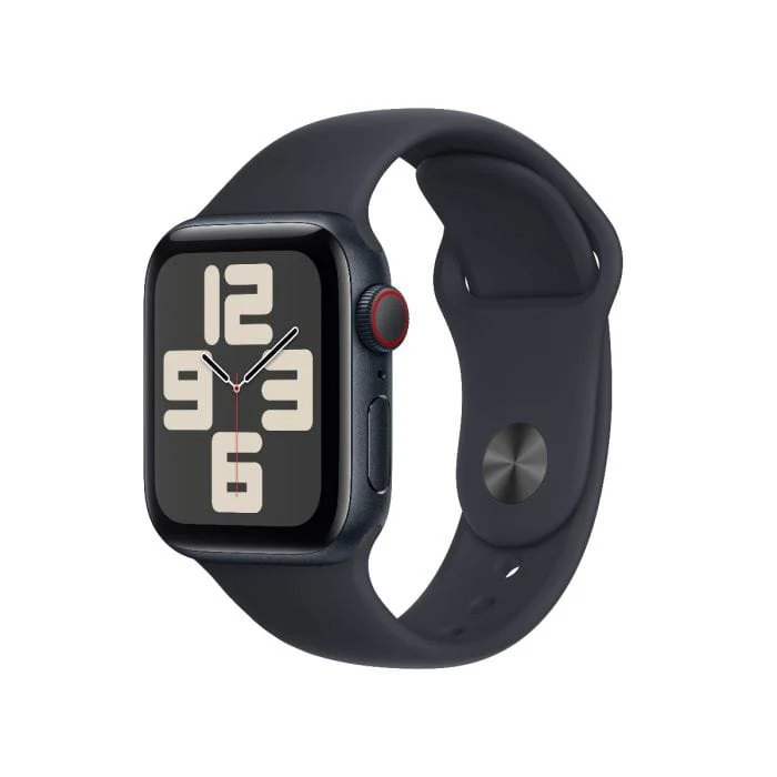 Apple Watch SE GPS + Cellular 44mm Midnight Aluminium Case with Midnight Sport Band MRH83QR/A - Image 2