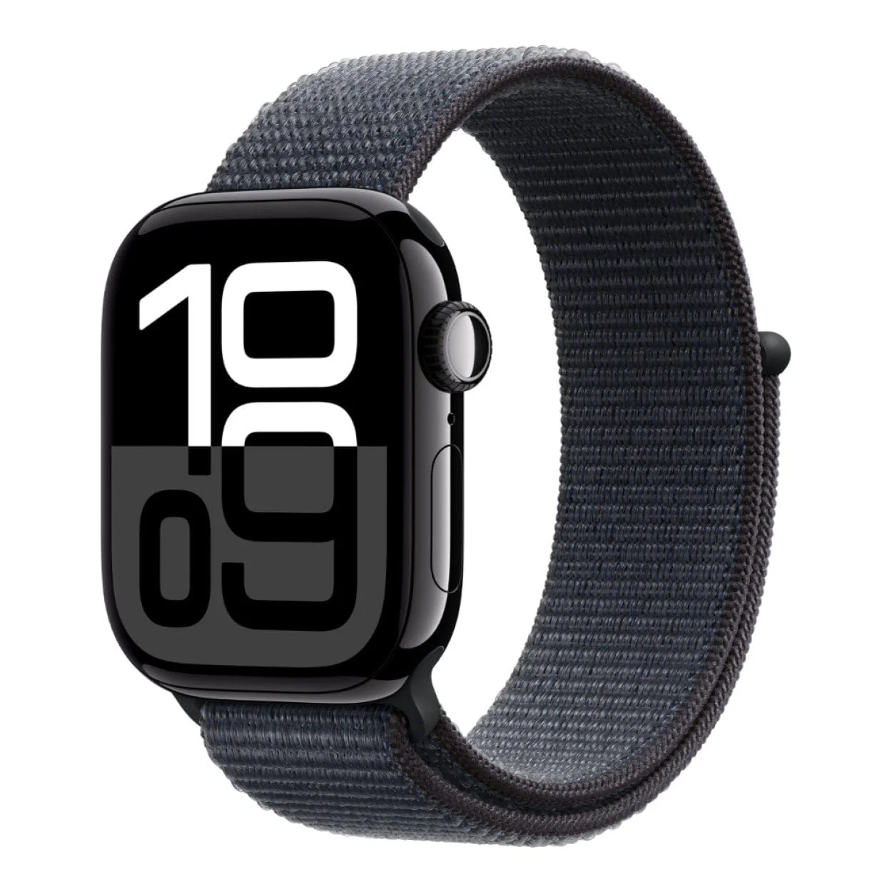 Apple Watch Series 10 GPS 42mm Jet Black Aluminium Case with Ink Sport Loop MWWG3QA/A - Image 2