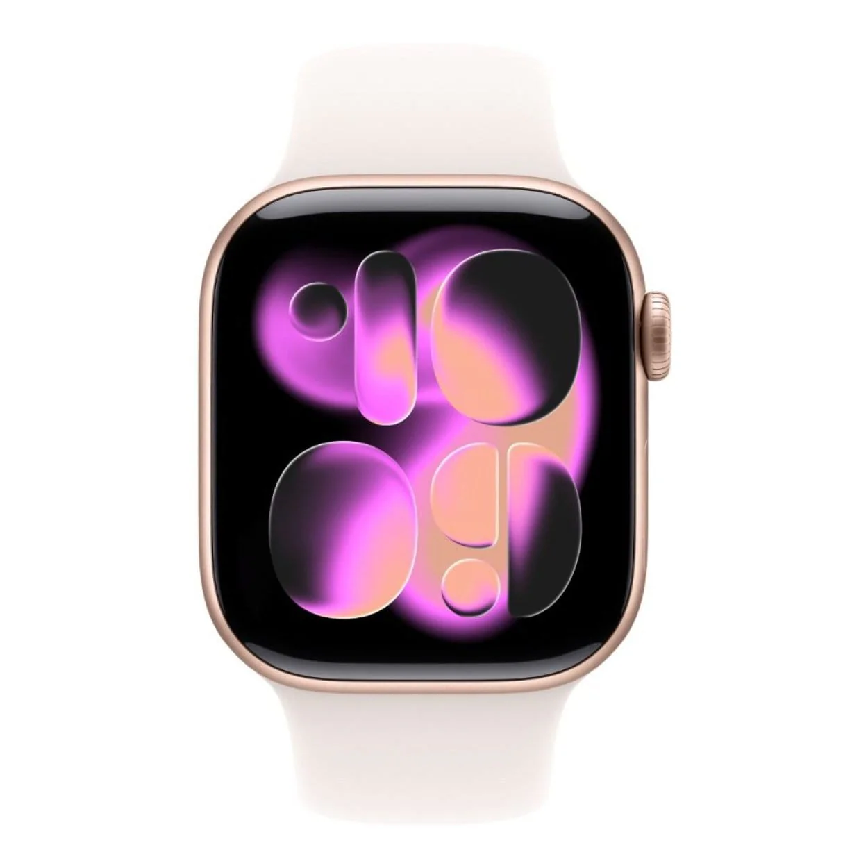 Apple Watch Series 11 GPS 46mm Rose Gold Aluminium Case with Light Blush Sport Band S/M MEV64AF/A - Image 2