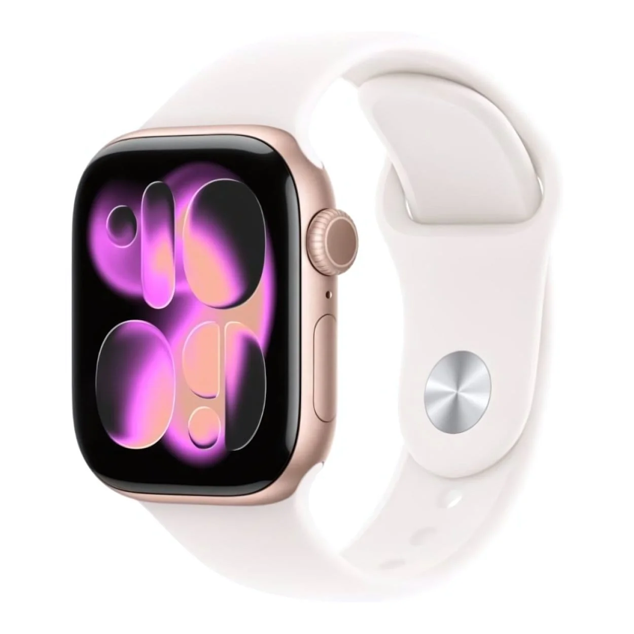 Apple Watch Series 11 GPS Cellular 42mm Rose Gold Aluminium Case with Light Blush Sport Band M/L MF8F4AF/A - Image 2