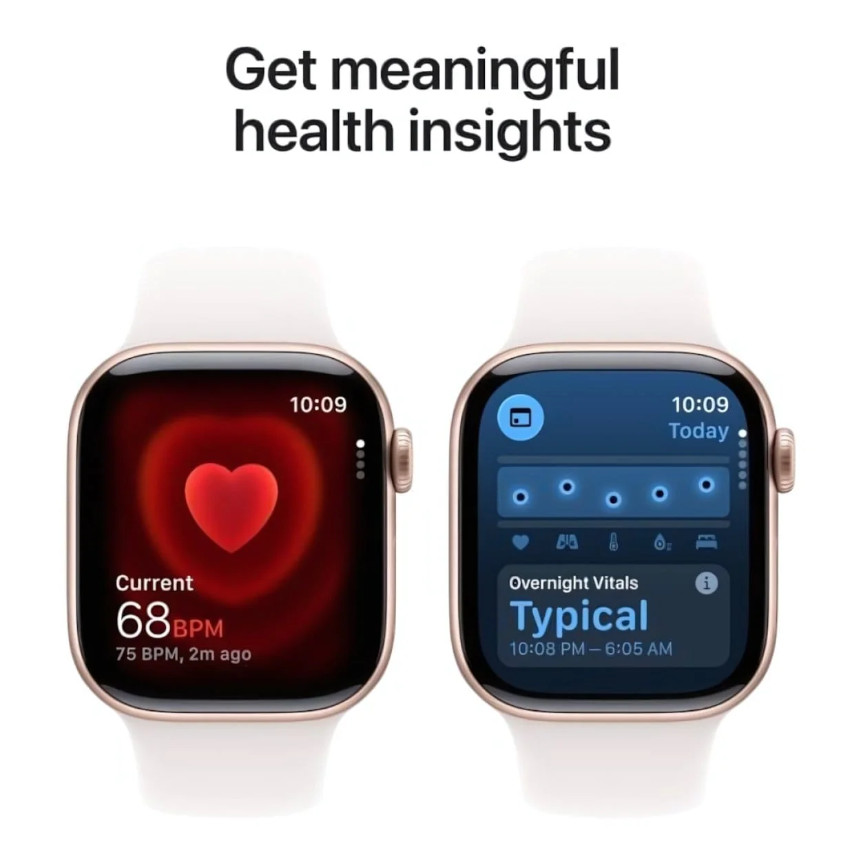 Apple Watch Series 11 GPS Cellular 42mm Rose Gold Aluminium Case with Light Blush Sport Band M/L MF8F4AF/A - Image 4