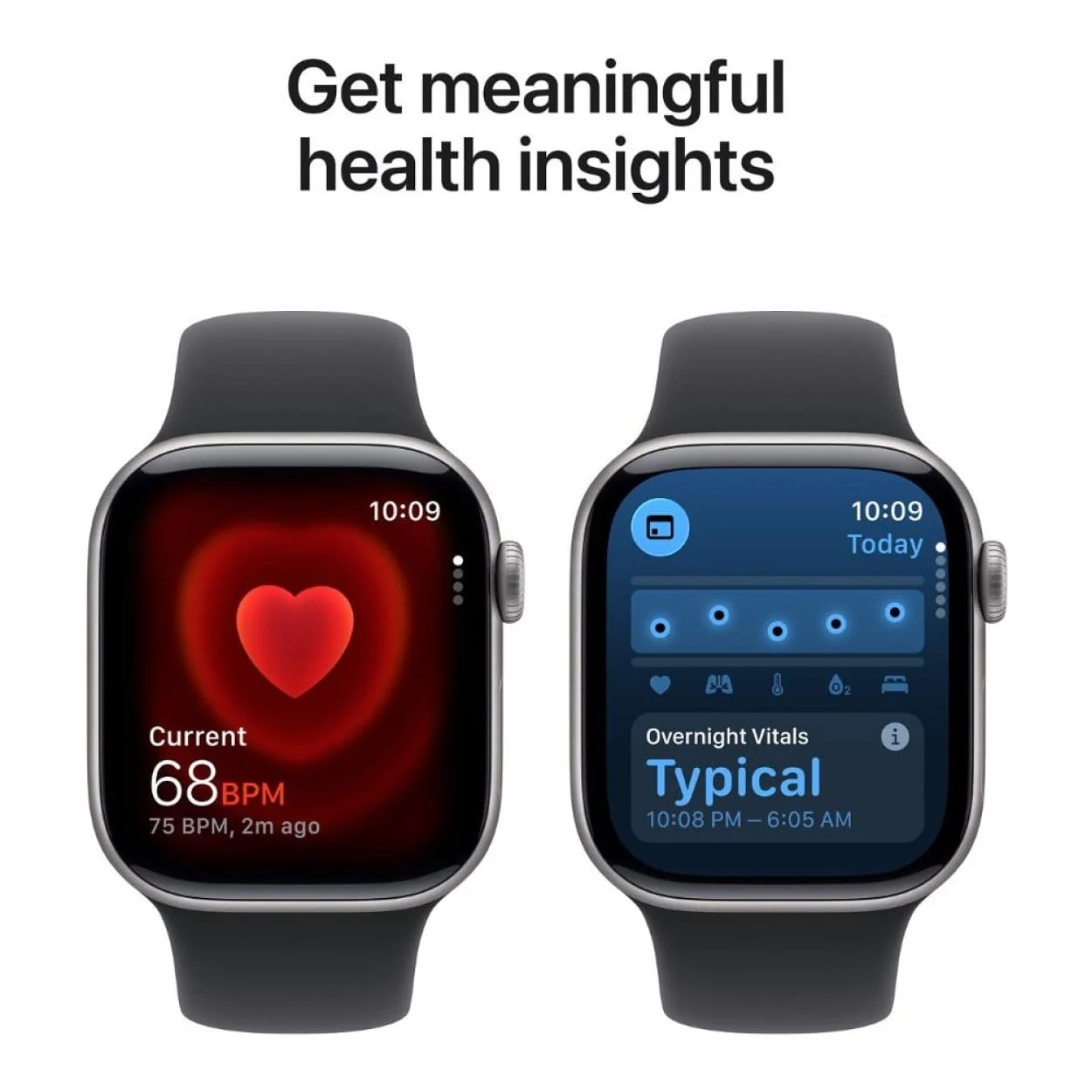 Apple Watch Series 11 GPS + Cellular 42mm Space Grey Aluminium Case with Black Sport Band M/L MF8C4AF/A - Image 3