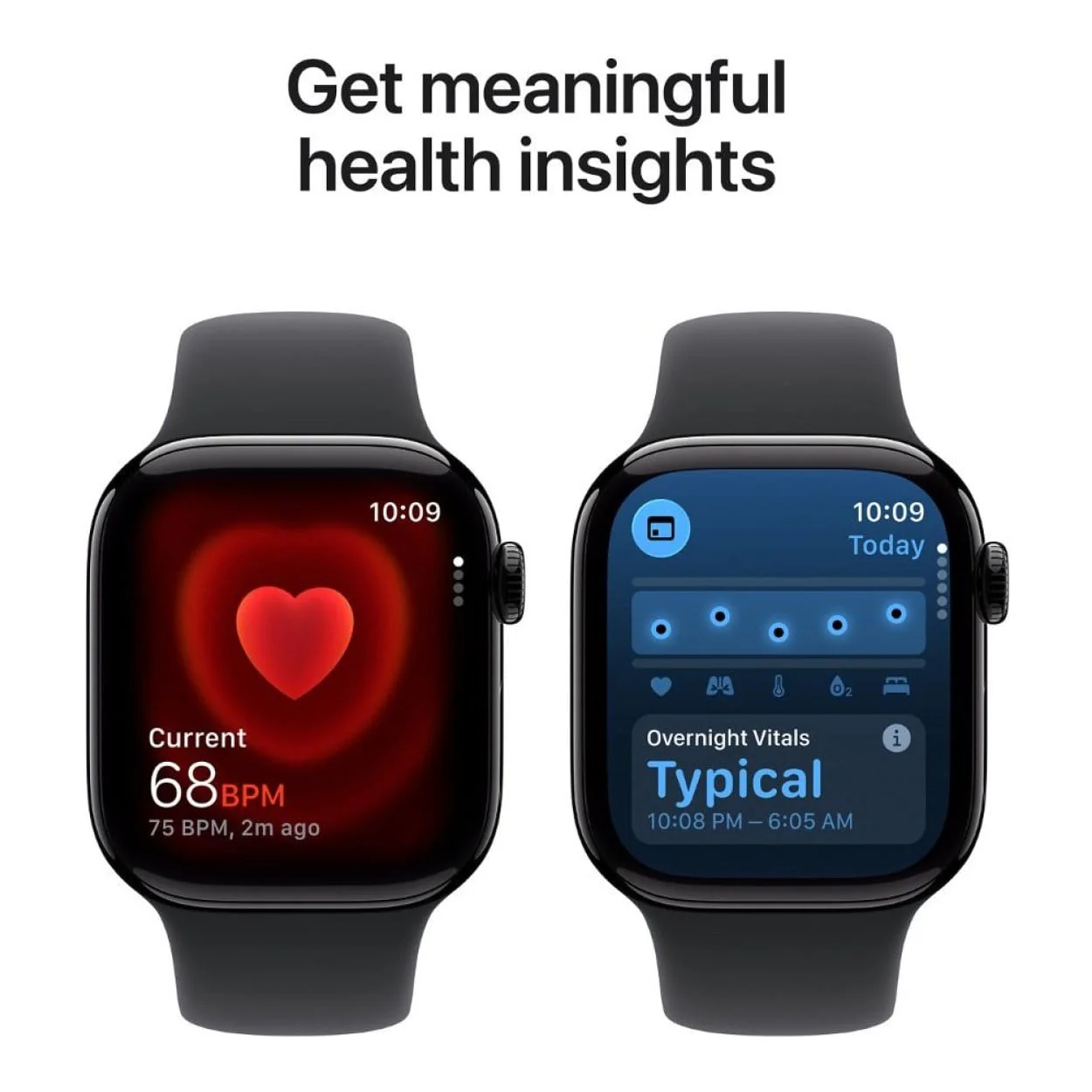Apple Watch Series 11 GPS + Cellular 46mm Jet Black Aluminium Case with Black Sport Band M/L - Image 4