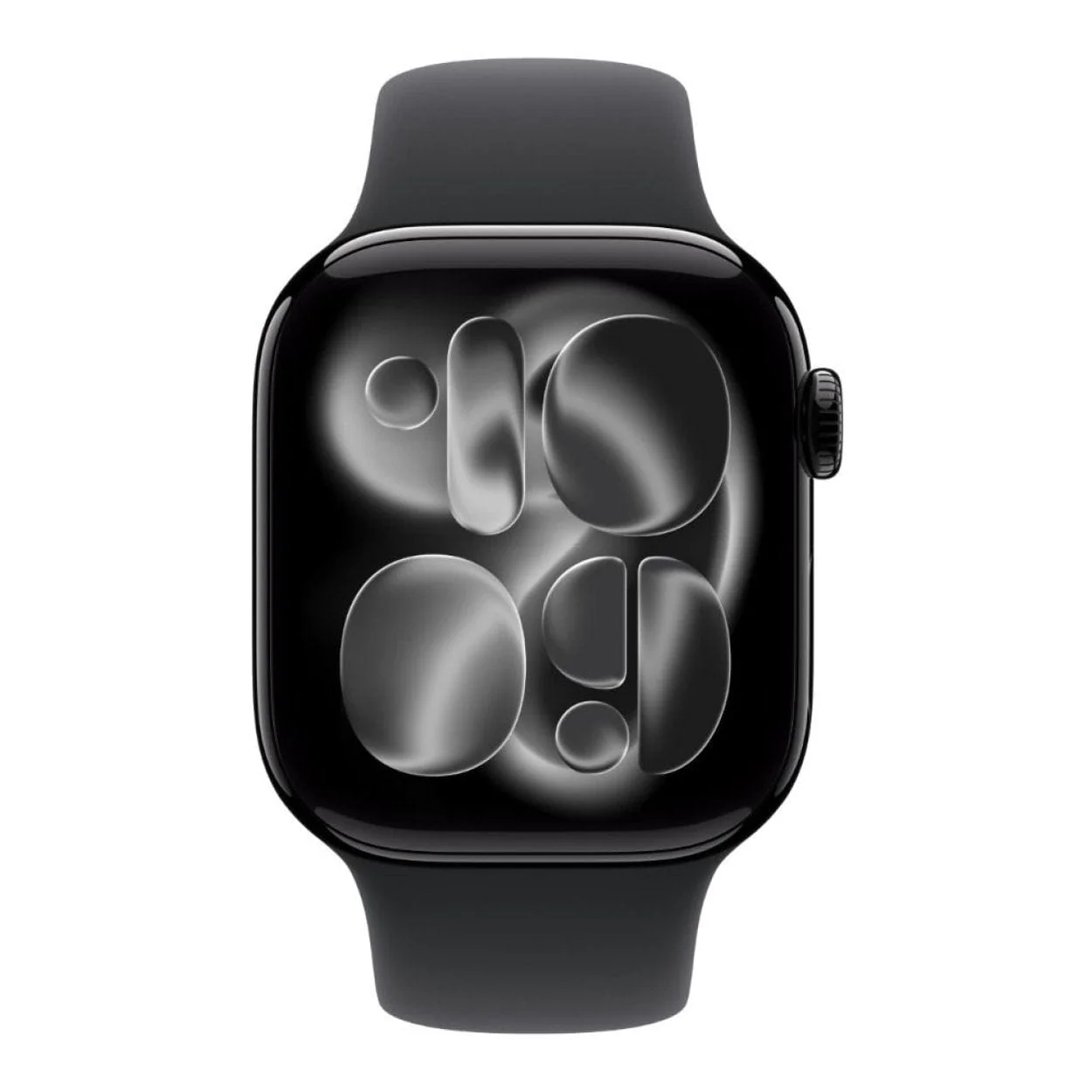 Apple Watch Series 11 GPS + Cellular 46mm Jet Black Aluminium Case with Black Sport Band S/M - Image 2