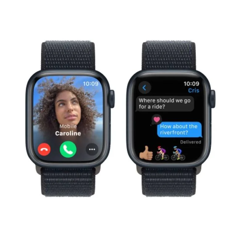 Apple Watch Series 9 GPS 41mm Midnight Aluminium with Midnight Sport Loop - Image 3