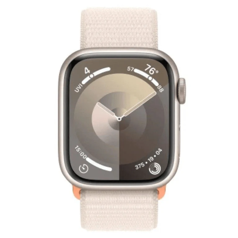 Apple Watch Series 9 GPS 41mm Starlight Aluminium with Starlight Sport Loop