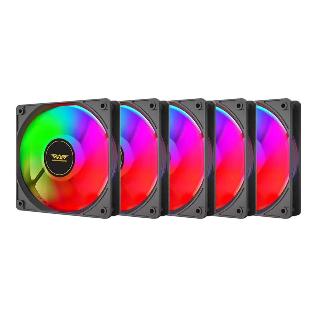 Armaggeddon Chroma Kit 3000 Cooling 120mm Fan Kit Black CHROMAKIT3000BLK - Image 3
