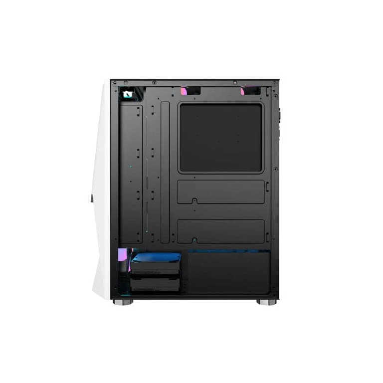 Armaggeddon Tritron 1 ATX Gaming PC Case with 3xARGB Fans White TRITON1WHT - Image 3