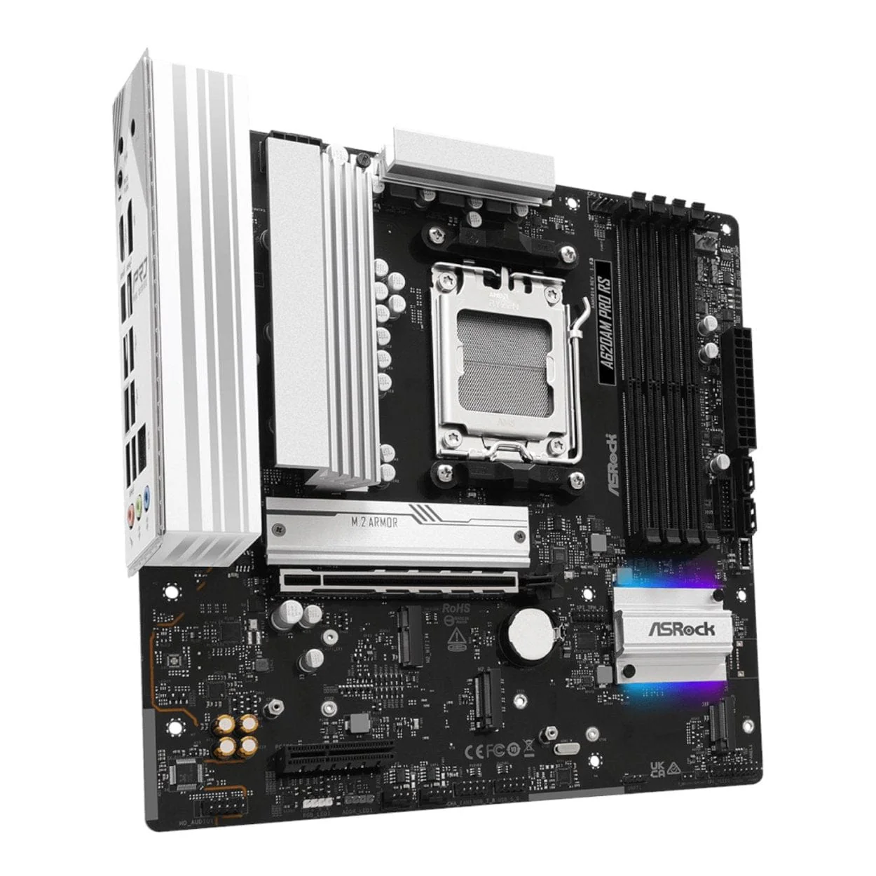 Asrock A620AM Pro RS AMD Socket AM5 micro ATX Motherboard - Image 3
