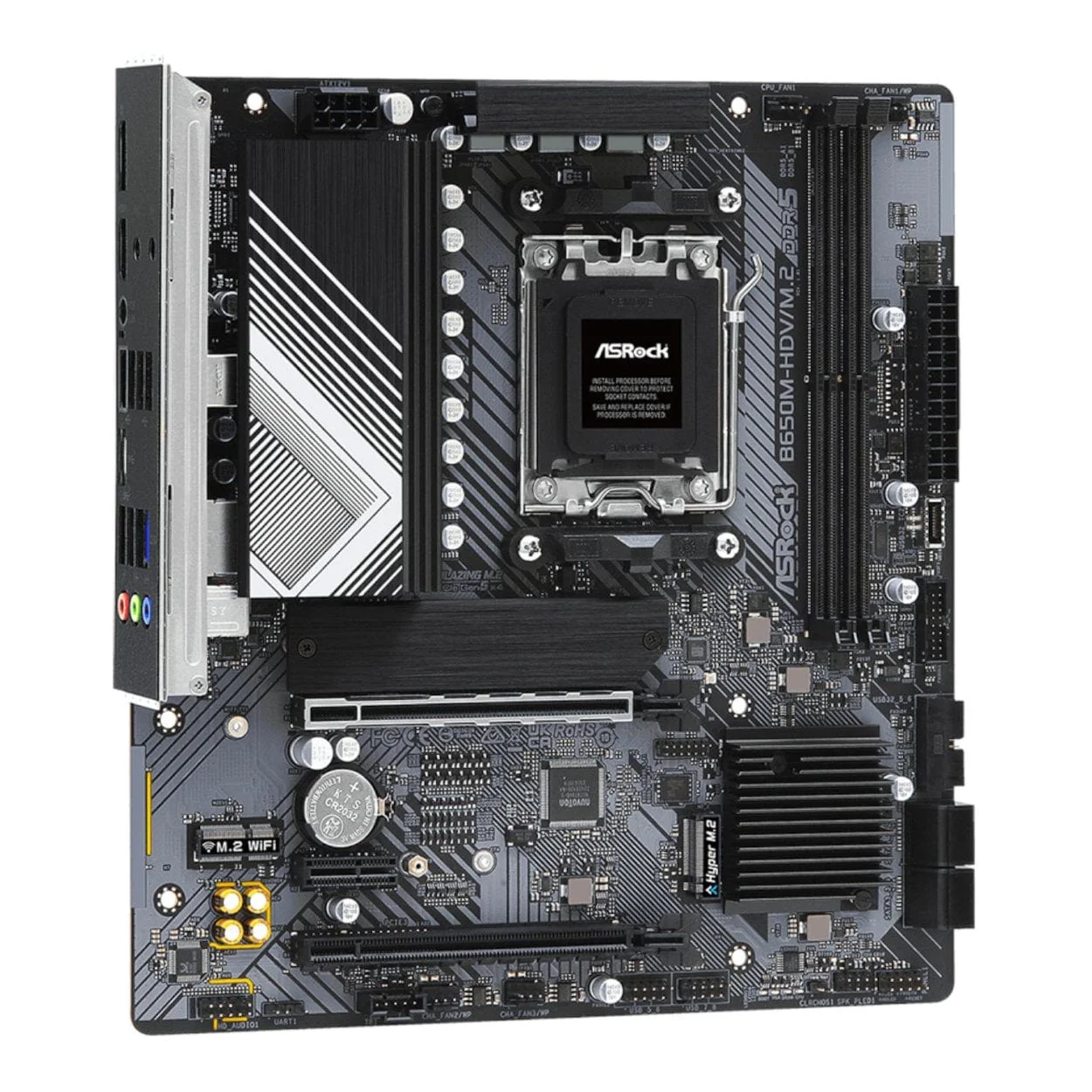 ASRock B650M-HDV M.2 AMD Socket AM5 micro ATX Motherboard - Image 4
