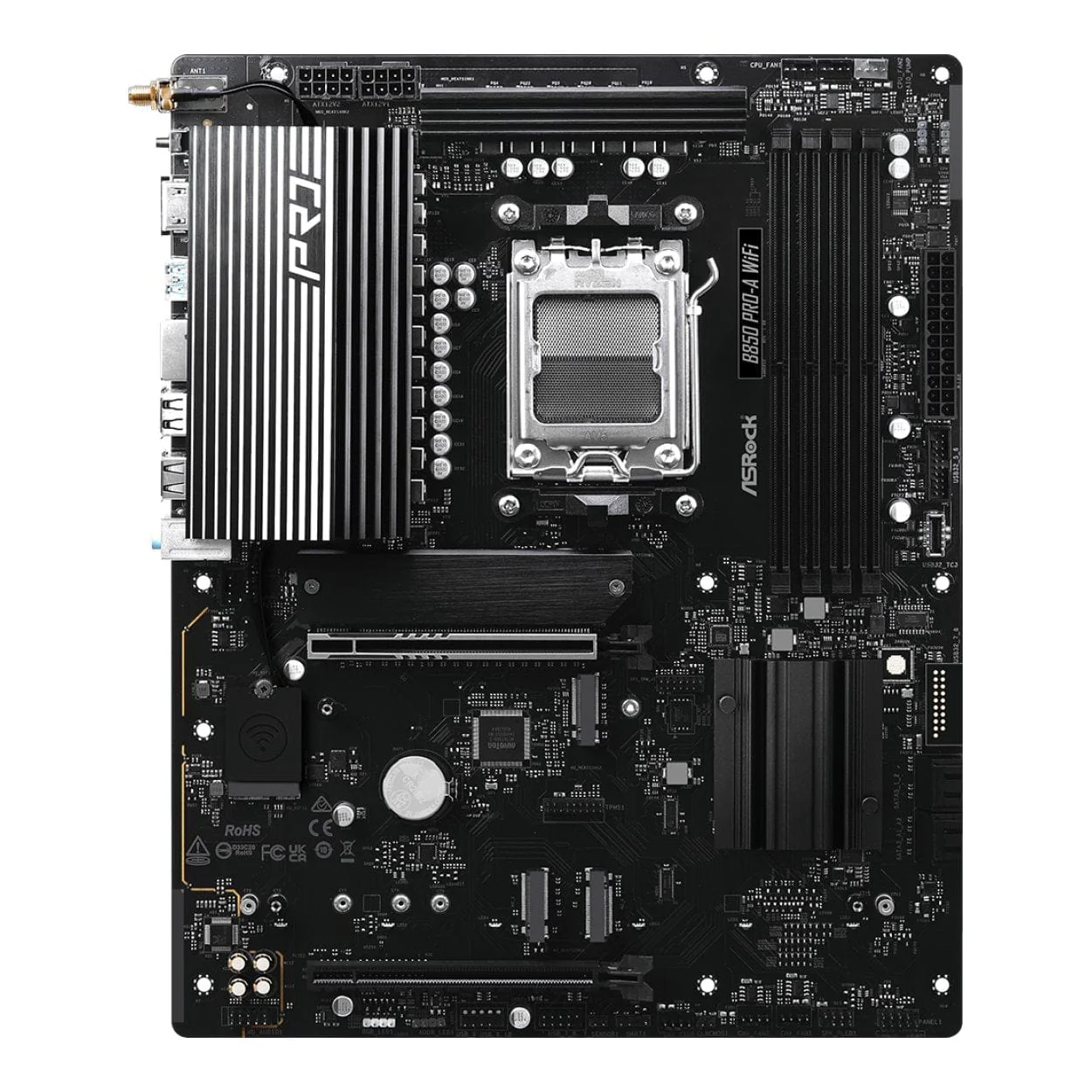 Asrock B850 Pro-A Wi-Fi AMD Socket AM5 ATX Motherboard - Image 2