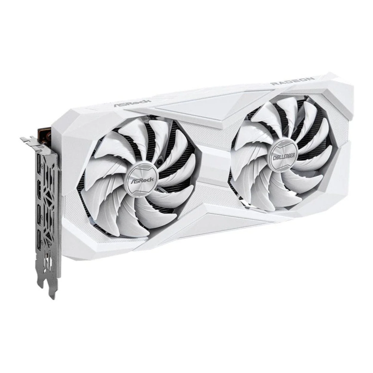 Asrock Challenger AMD Radeon RX 6600 8GB GDDR6 Graphics Card White 90-GA4UZZ-00UANF - Image 3