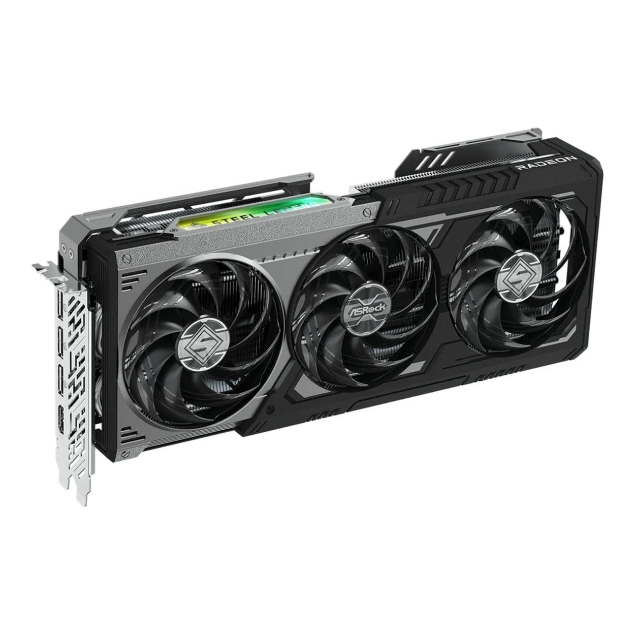 ASRock Radeon RX9070 XT Steel Legend Dark 16GB Graphics Card - Image 4