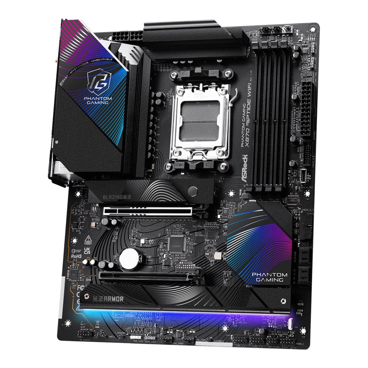 Asrock X870 Riptide WiFi AMD Socket AM5 ATX Motherboard 90-MXBPP0-A0UAYZ - Image 4