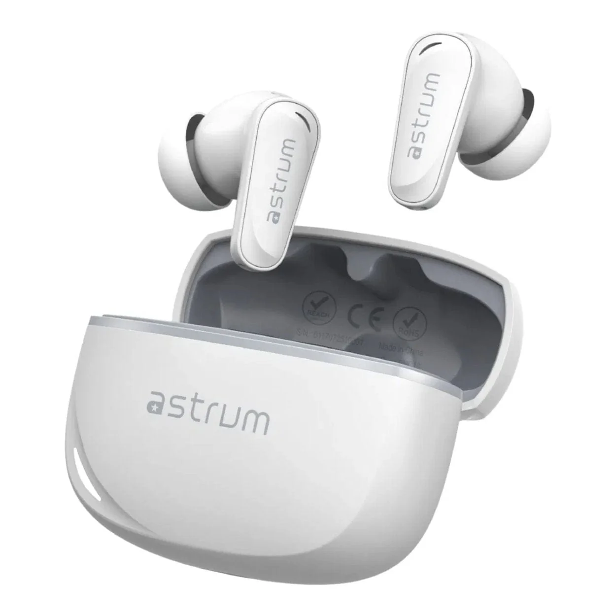 Astrum DUOZ ENC10 TWS Bluetooth Earbuds White ATWDE10W - Image 2
