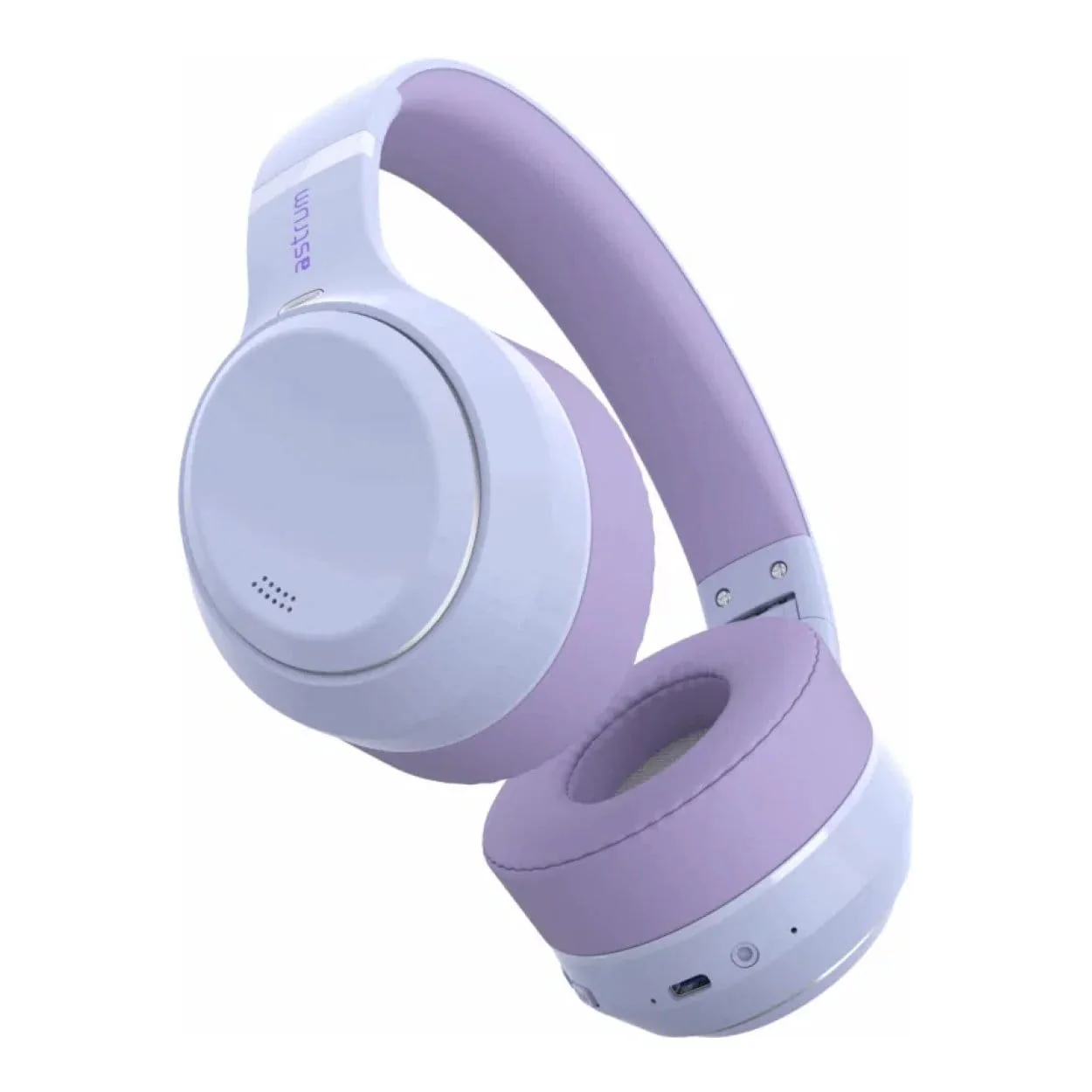 Astrum EASE Drift Hybrid ANC Headphones Purple AHDEDRIFTP - Image 2