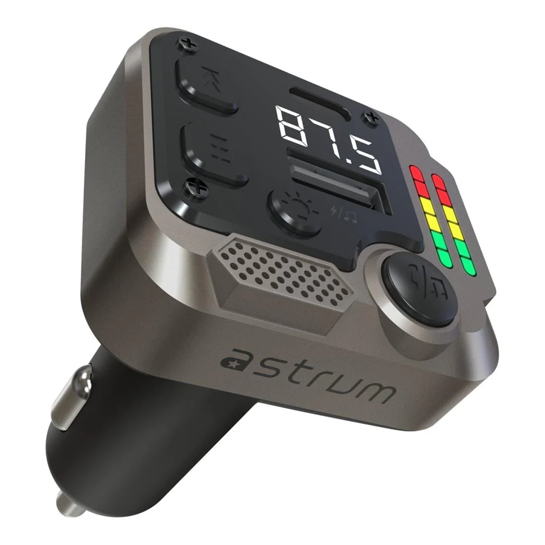 Astrum FM430 Car Bluetooth FM Transmitter PD30W USB-C Fast Charger A70543-B