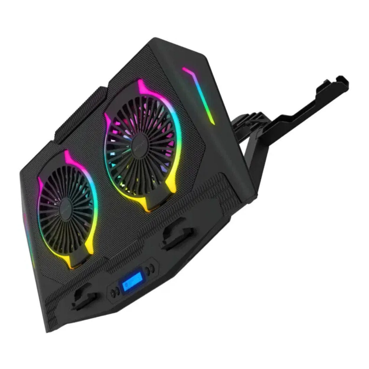 Astrum LCP172 17-inch Notebook Cooler with RGB Dual Fans Black ALCP172B - Image 3