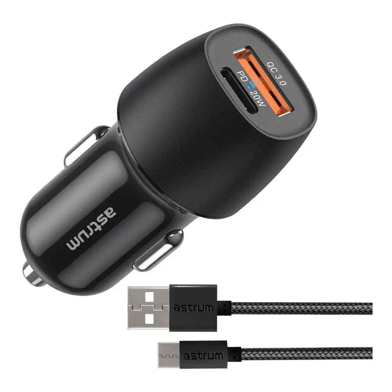 Astrum Pro Go 20W Dual 3A Car Travel Charger A93121AC - Image 3