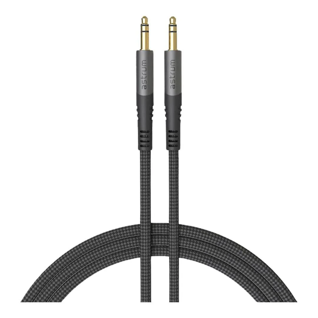 Astrum VMAM35 2m Braided Male to Male 3.5mm AUX Audio Cable AVMAM3520G