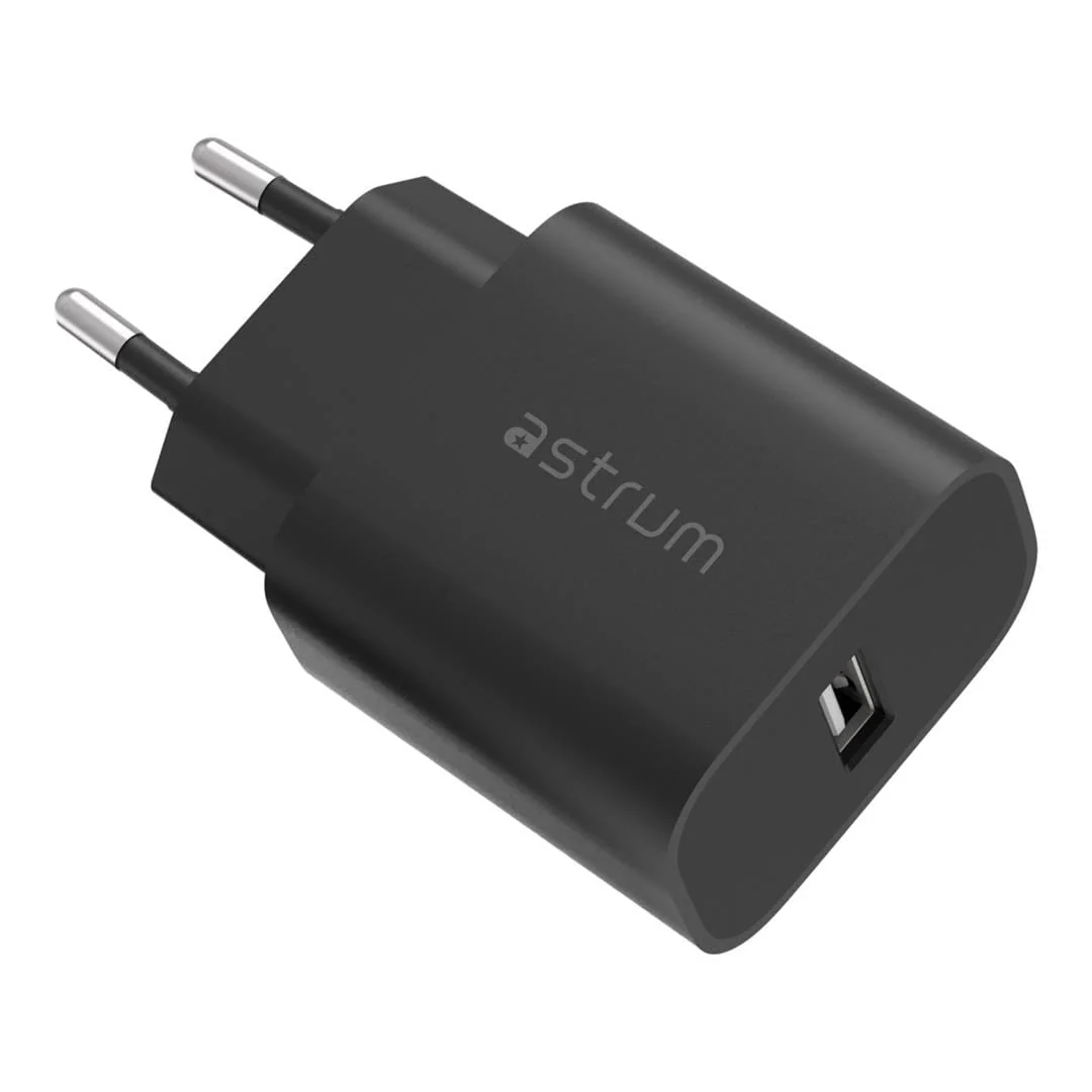 Astrum WATZ12A 12W USB-A Wall Charger ACHW12ABE