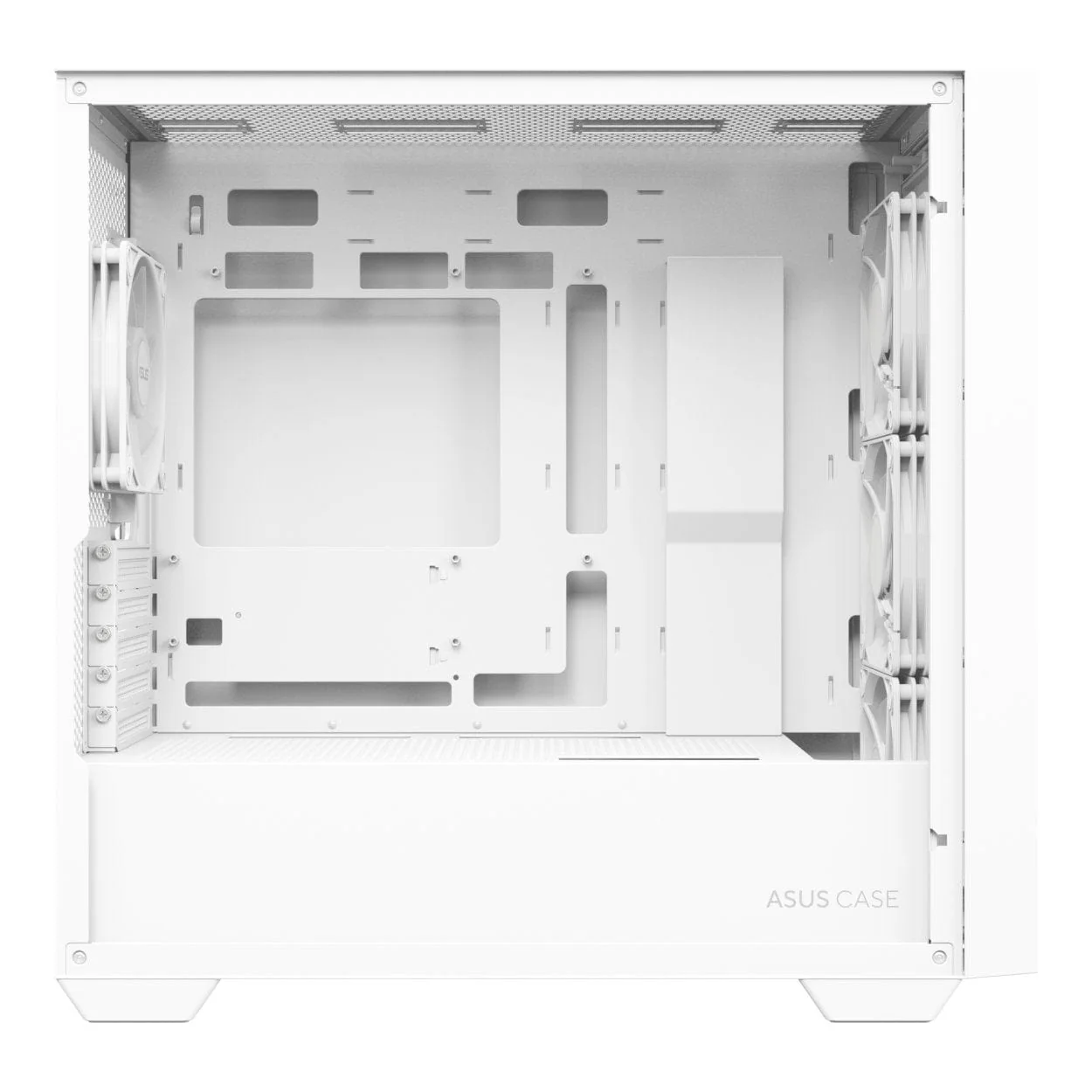 ASUS A21 Plus mATX Gaming PC Case White 90DC00H3-B19010 - Image 3