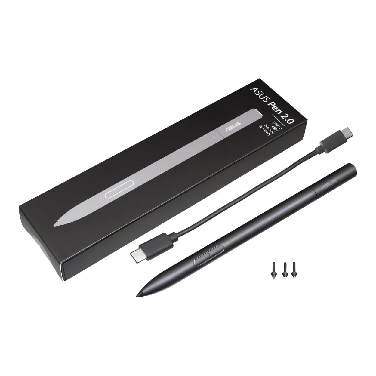 ASUS Pen 2.0 SA203H Stylus Pen - Black 90XB07KN-MTO040 - Image 2