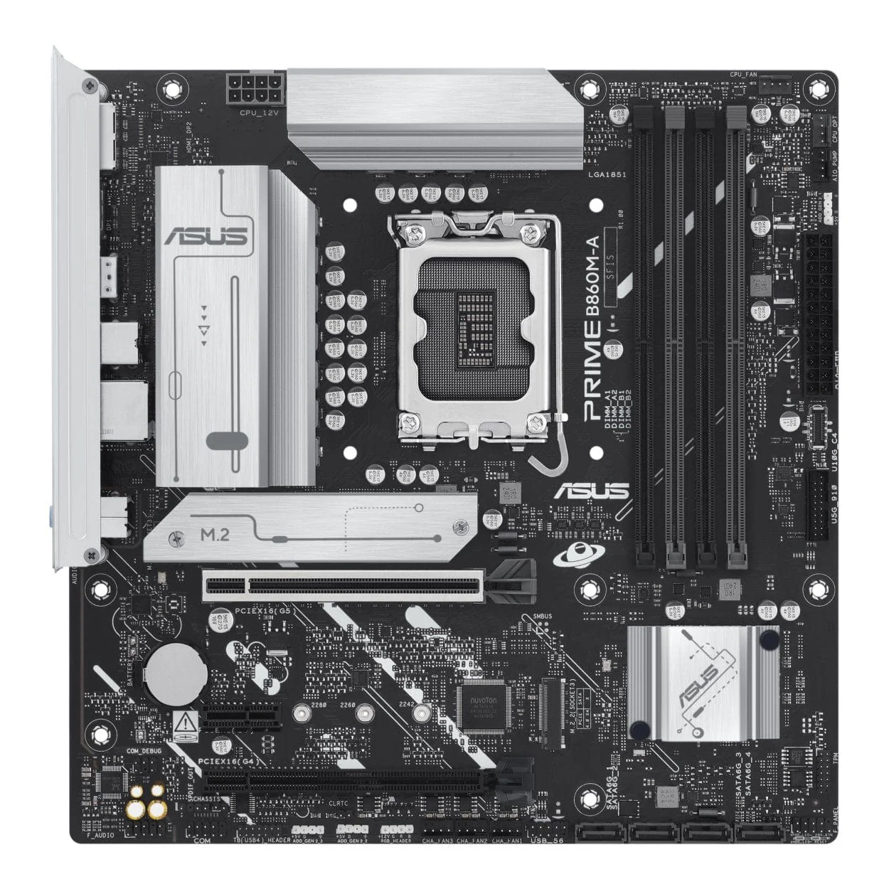 ASUS Prime B860M-A-CSM Intel LGA 1851 micro ATX Motherboard 90MB1K00-M0EAYC - Image 2