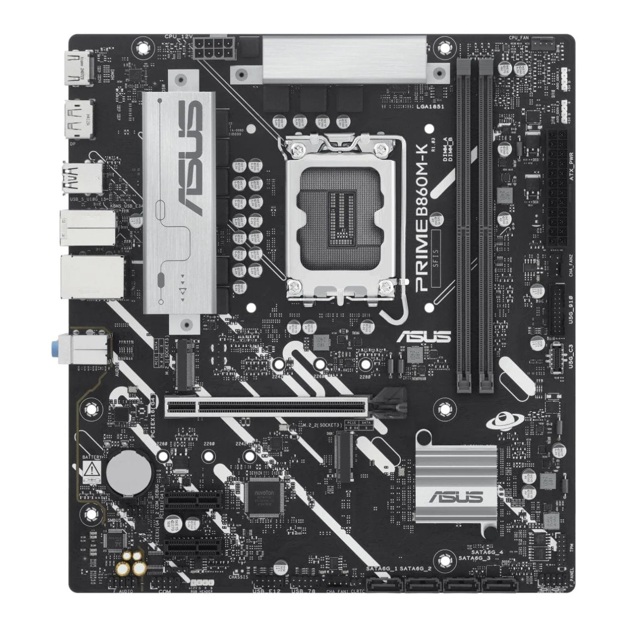 ASUS Prime B860M-K Intel LGA 1851 micro ATX Motherboard 90MB1JT0-M0EAY0 - Image 3