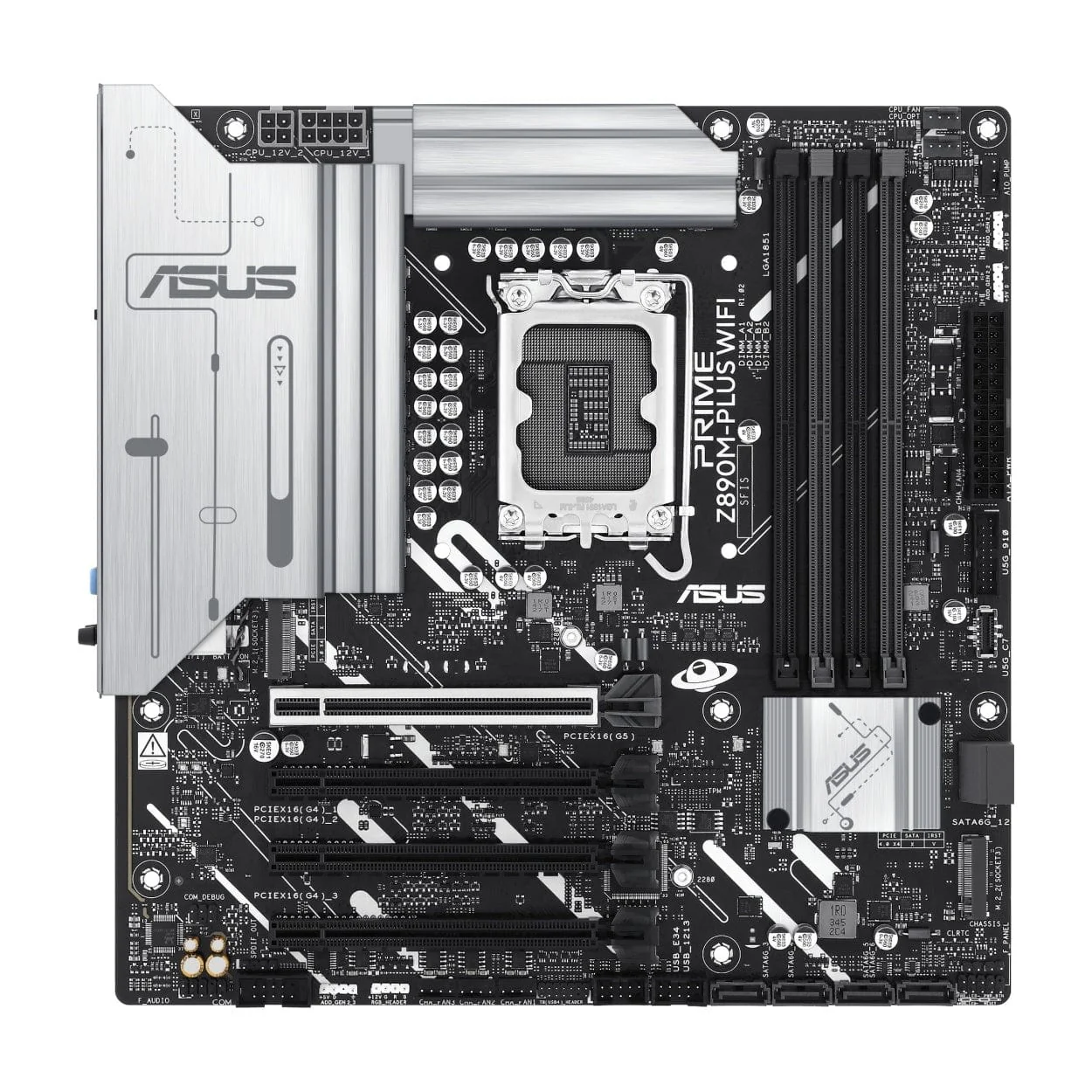 ASUS Prime Z890M-Plus Wi-Fi Intel LGA 1851 micro ATX Motherboard 90MB1J80-M0EAY0 - Image 3