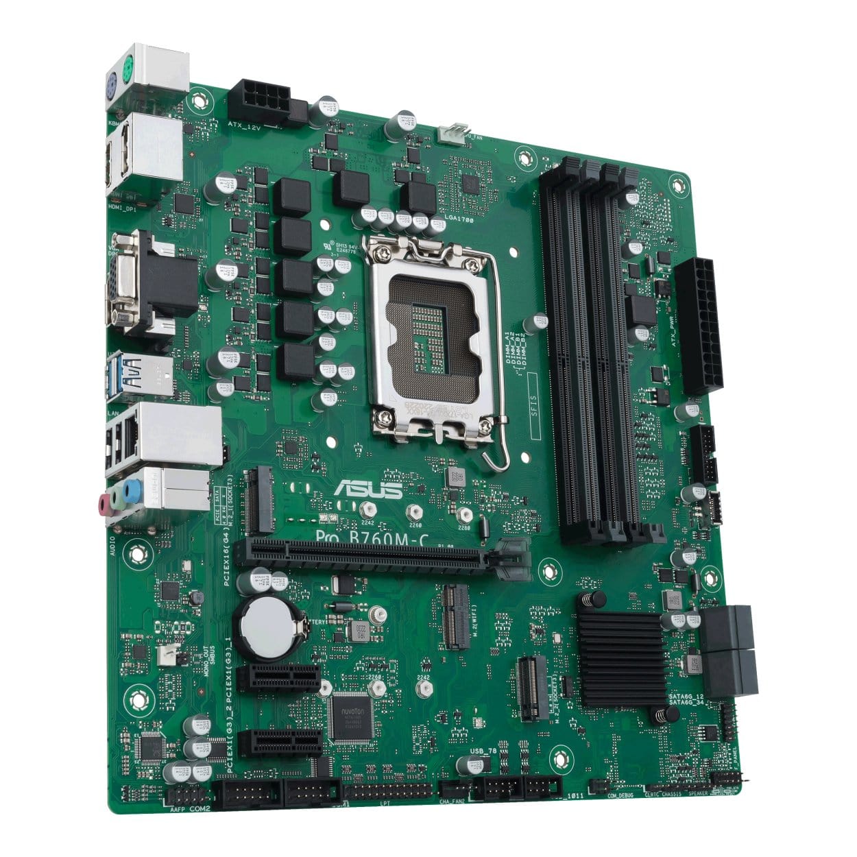 ASUS Pro B760M-C-CSM Intel LGA 1700 micro ATX Motherboard 90MB1DX0-M1EAYC - Image 5