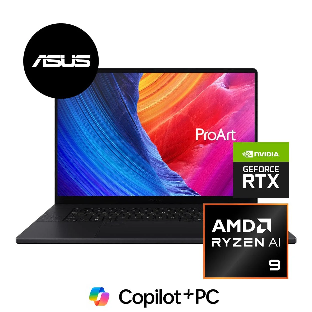ASUS ProArt P16 H7606WP 16-inch 4K OLED Mobile Workstation - AMD Ryzen AI 9 HX 370 1TB SSD 32GB RAM RTX 5070 Win 11 Pro - Image 2