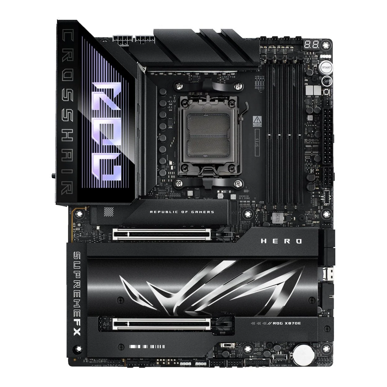 ASUS ROG Crosshair X870E Hero AMD Socket AM5 ATX Motherboard 90MB1IE0-M0EAY0 - Image 3