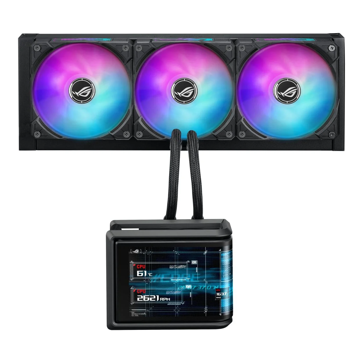 ASUS ROG Ryuo IV SLC 360 ARGB CPU AiO Liquid Cooler - Image 2