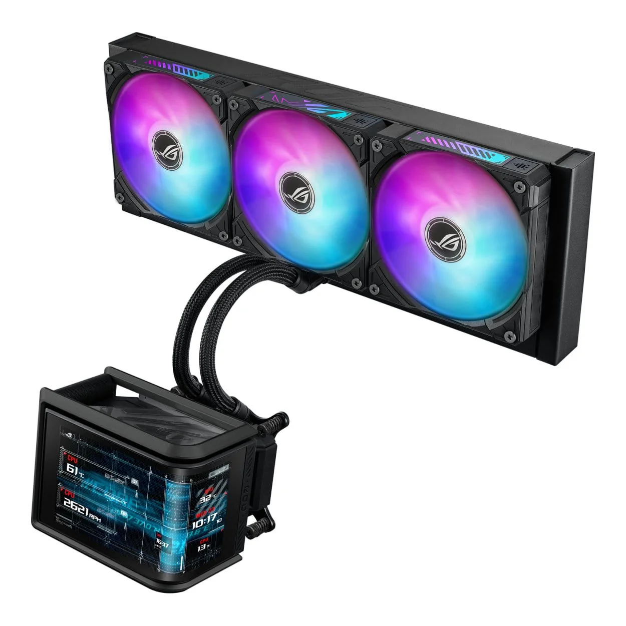 ASUS ROG Ryuo IV SLC 360 ARGB CPU AiO Liquid Cooler - Image 4